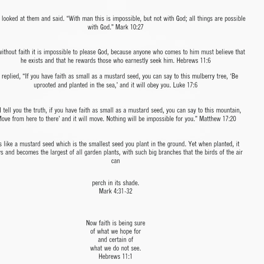 Faith the size of a mustard seed necklace - Picture 4 of 5